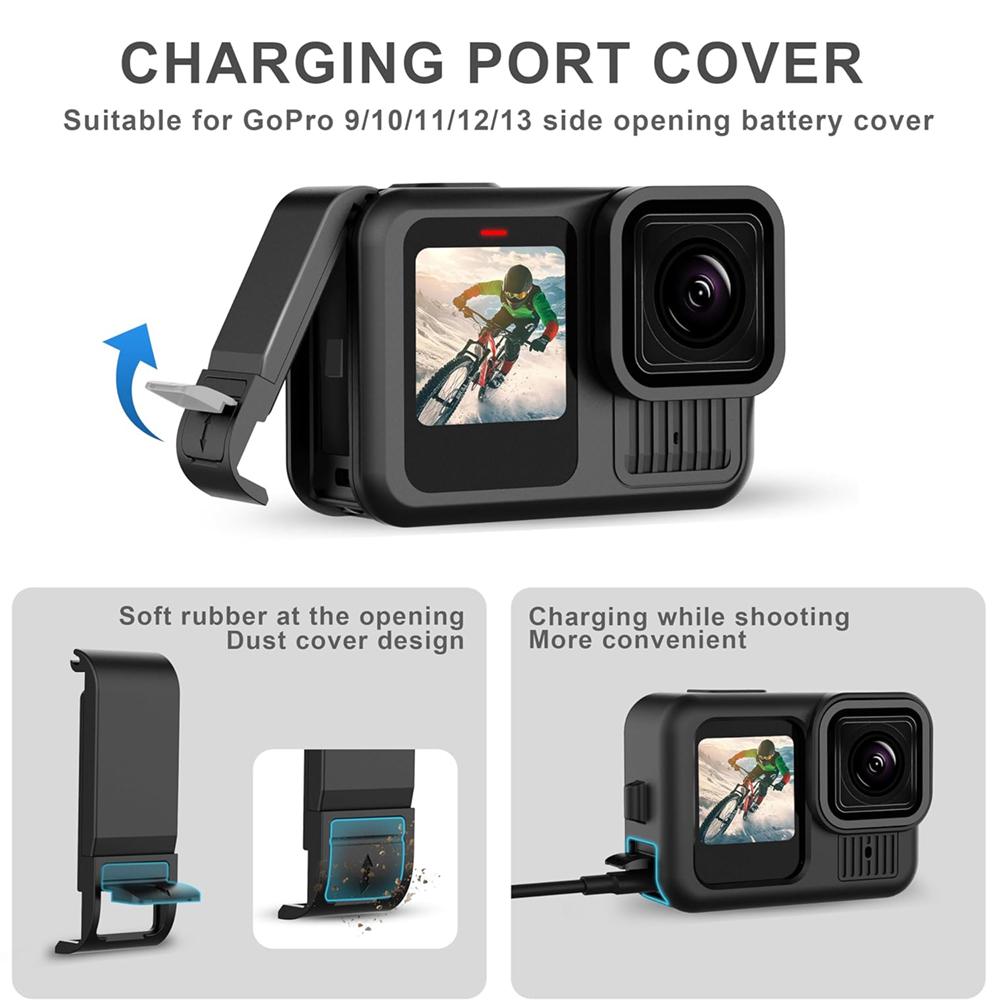 Защитная пленка для экрана GoPro Hero 13, силиконовый чехол, защита из закаленного стекла, сумка, крышка для объектива для Go Pro Hero 13 Black, аксессуары