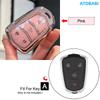 Стиль Кристалл ТПУ Чехол для Ключа Автомобиля Smart Remote Fobs Корпуса Сумка для Cadillac Escalade Ct4 Ct5 Ct6 Cts Ats Xt4 Xt5 Xt6 Srx Xts