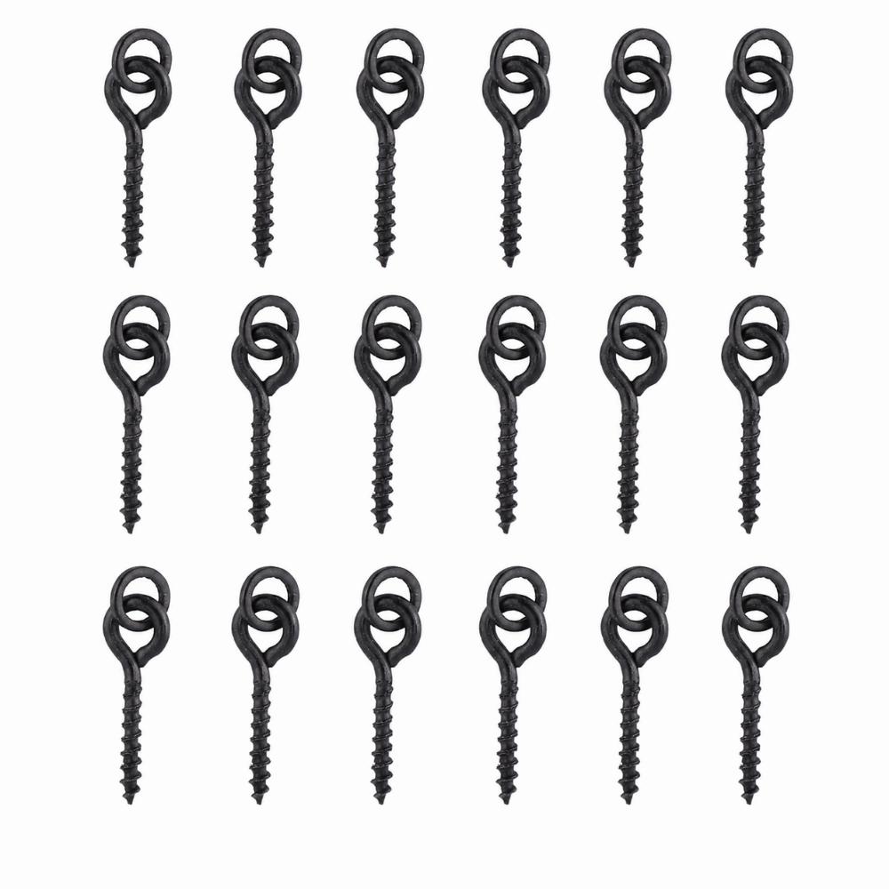 50PCS Alloy Copper Fishing Swivel Screws Mini Carp Fishing Boilie Screw for Bait