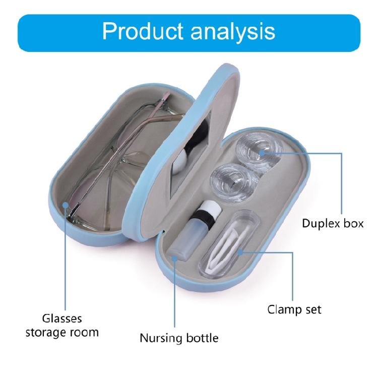 Легкий Футляр для Ухода за Зрением Набор Контейнер для Хранения Линз Универсальный для Активного Образа Жизни