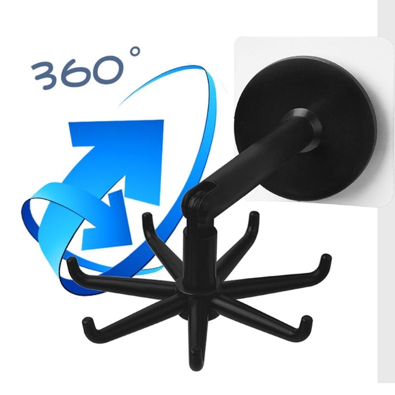 2Pieces Sturdy ABS Materials Lovely Cats Adhesive Hook Waterproof Wall Mounted for Key Hat and Towels in Any Space