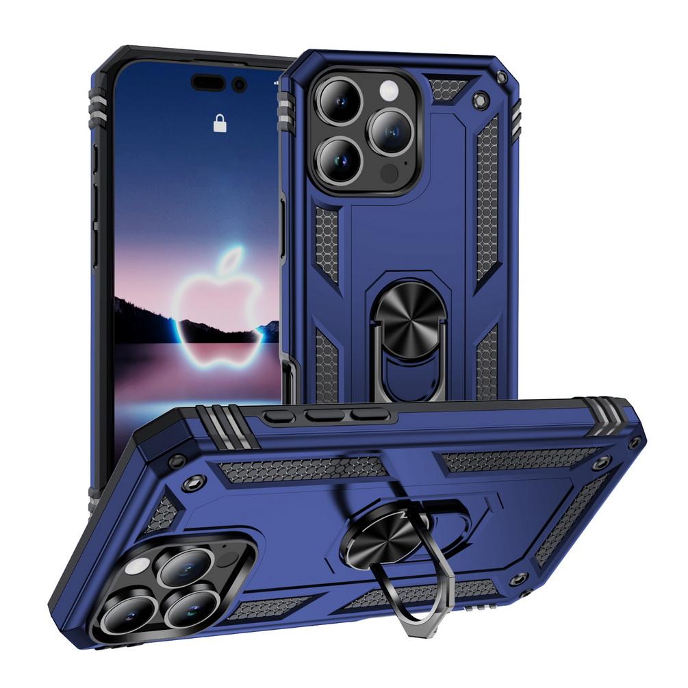 Военный держатель брони противоударный чехол для Apple IPhone 16 Pro Max 15 Pro 14 Plus 13 Pro Max 12 11 металлическое кольцо подставка полная защита крышка