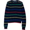 Polo Ralph Lauren Полосатый пуловер с круглым вырезом Кашемировый свитер Женский свитер 211780446-002