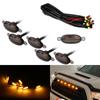 LED Amber Grille Lighting Kit Universal 6 SMD 3030 12V Front Grille Lighting Car Eagle Eye Light