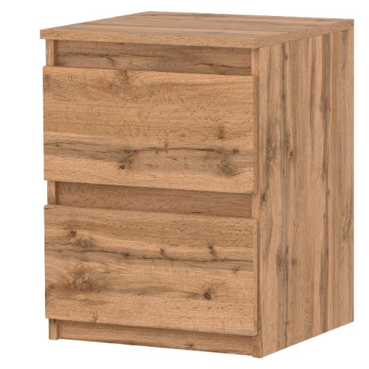 Loft Bedside Cabinet 40 Cm Oak Wotan Large Bedside Table Nakastlik For Bedroom