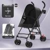 Lightweight Foldable Pet Stroller for Small & Medium Dogs and Cats - Detachable for Outdoor Walks