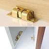 Brass Inner Locks Switch Closer Wardrobe Stopper Cabinet Catches Door Lock Buckle Damper Buffer