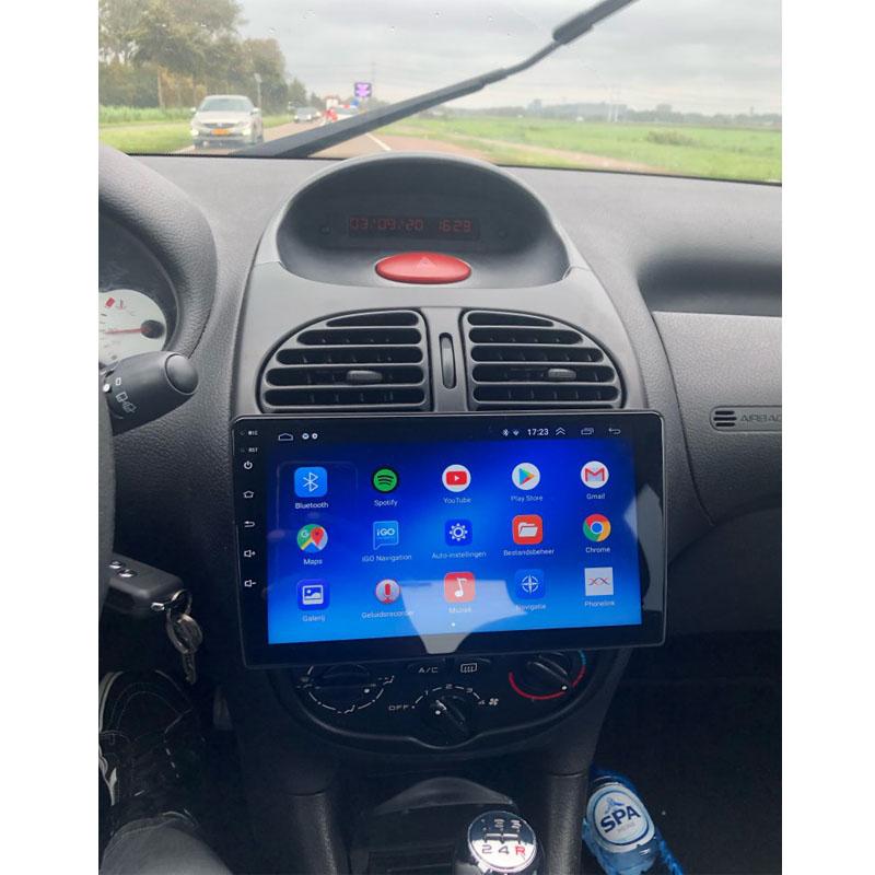 Автомобильное радио 2Din для Peugeot 206 206CC 206SW 2000-2016 Citroen C2 2004-2008 плеер Android Carplay WIFI GPS навигация стерео 2 + 32 ГБ