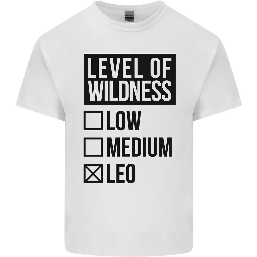 Levels of Wildness Leo Mens Light Cotton T-Shirt
