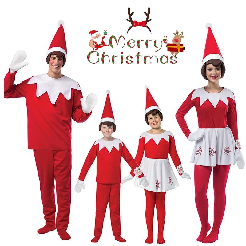 Soft And Breathable Cotton Elf On The Shelf Costume For Halloween