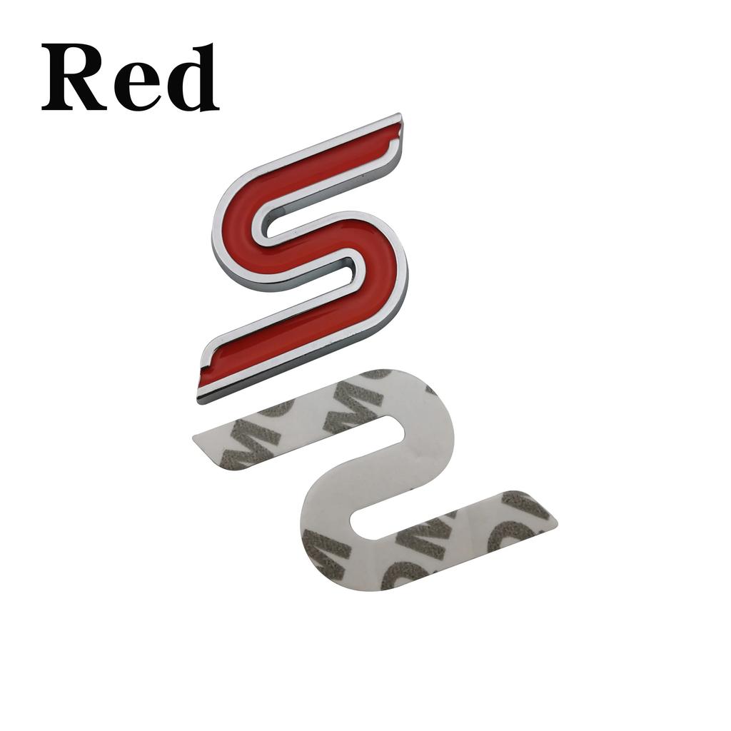 1 шт. 3D Металлическая решетка радиатора S Хромированный значок-эмблема Наклейки на автомобиль для Focus Fiesta Ecosport Kuga Mondeo Everest Стайлинг автомобиля