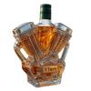 Yousheng Whiskey Bottle Motorcycle Engine Decanter Handmade Glass Bottle Mechanical Aesthetics Liquor Container for Motorcycle Enthusiasts