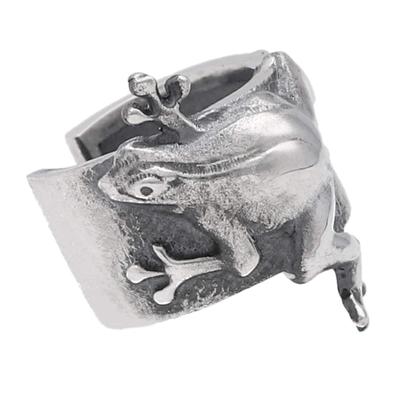 Серьги-каффы Shinjuku Ginnokura Frog Silver Ear Cuff 1P Single Ear Silver 925 Ear Cuff Ear Cuff Ear Clip Ear Earrings Non-pircing Mens