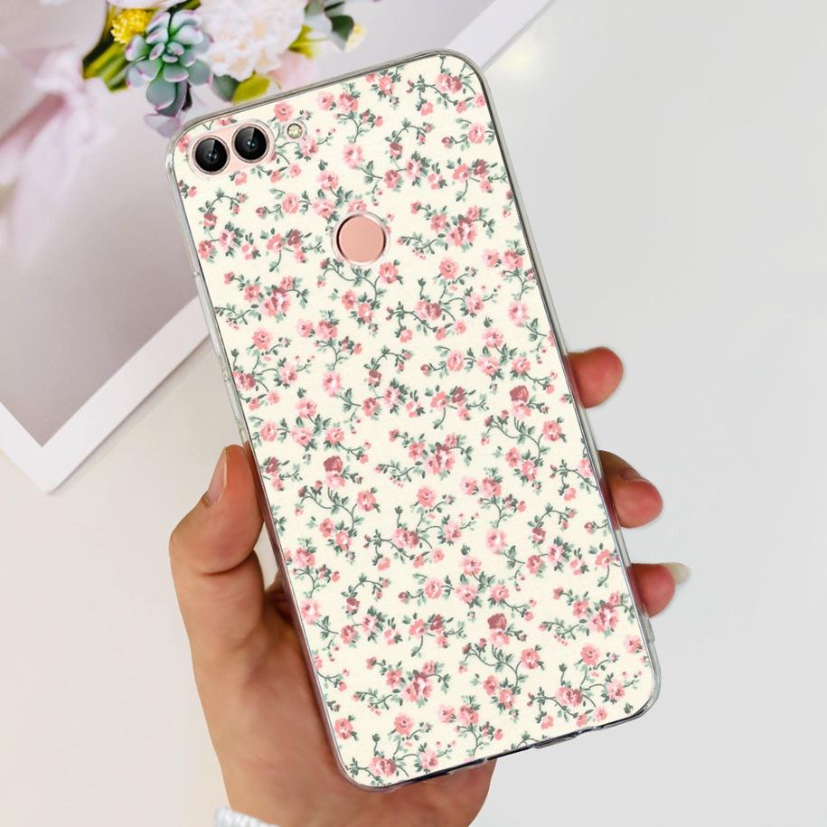 Чехол для Huawei P Smart 2018 FIG-LX1 FIG-LX2 FIG-LX3 Задняя крышка Мягкий силикон Астронавт Прозрачный чехол для телефона Для Huawei P Smart Capa
