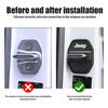 2/4PCS Anti-Rust Shockproof Car Door Lock Silicone Protector Cover for Jeep Wrangler Grand Cherokee Renegade Compass Gladiator ALO1