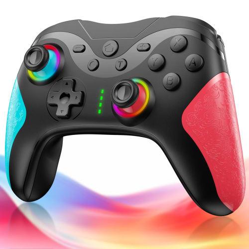 Switch Controller TURBO Continuous Fire Function Switch Controller 20 Hours Continuous Use 1000mAh Large Capacity Macro Function Back Button Included