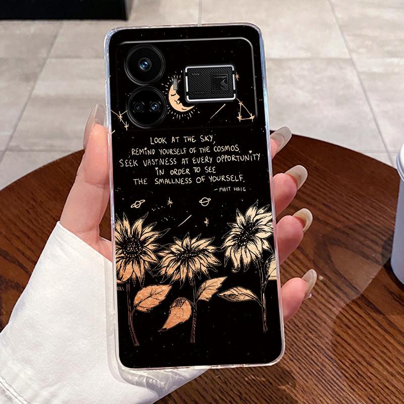Casing For Realme GT5 Case Transparent Soft Silicone Aesthetic Fashion Cute Cat Astronaut Cover For Realme GT 5 240W Phone Case