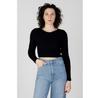 Свитер ONLY ONLAMOUR LS CROPPED DETAIL ONECK KNT