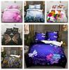 3D Butterfly Bedding Set Women's and Girls' Down Duvet Cover Pillowcases 2/3pcs Luxury Home Textiles King Queen Bed Cover