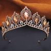 Античная медная свадебная корона, свадебные тиары и короны, украшения для волос, головной убор для конкурса красоты, вечеринки, подарки, украшения для головы