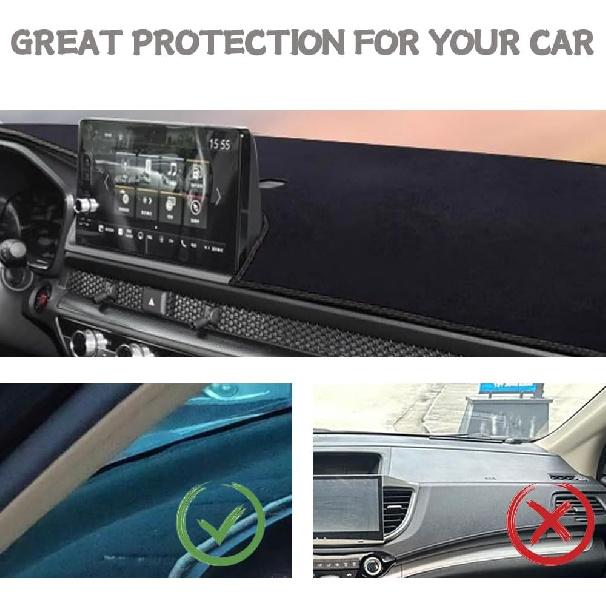 POSAID Накладка на панель приборов для Honda CRV 2024 2025 Коврик на панель приборов Подходит для Honda CR-V, Черный