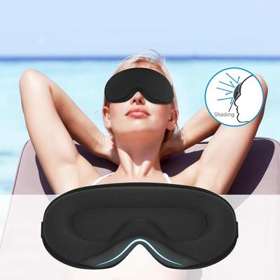 3D Контурная Маска для Сна Блокирующая Свет Повязка на Глаза с Регулируемым Ремешком Мягкая Удобная Тень для Глаз для Сна Путешествий Повязка на Глаза Подушка для Глаз