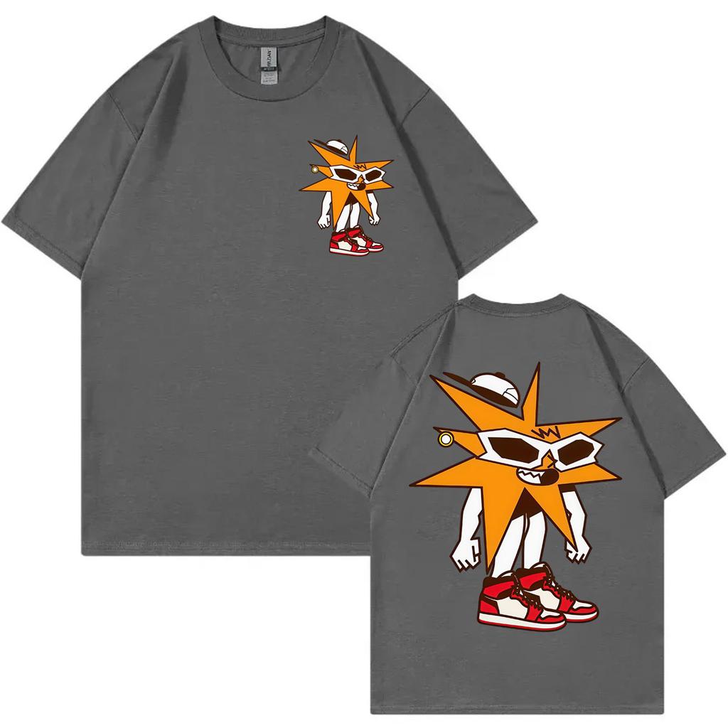 Puerto Rico Singer Mora Microdosis Album Graphic T Shirts Fashion Cartoon Short Sleeve Tshirts Men Casual Cotton Tshirt