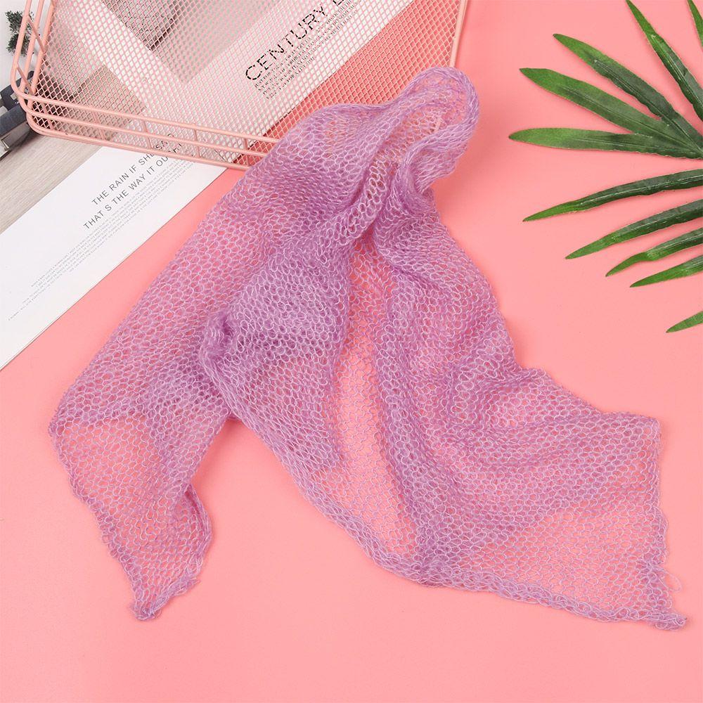 Soft Long Elastic Studio Shoot Stretch Knit Wrap Blanket Newborn Wrap Baby Photography Props