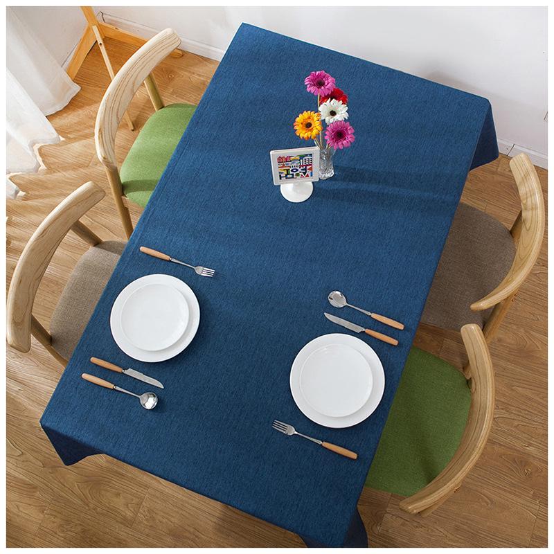Простая водонепроницаемая однотонная скатерть однотонная приличная серая скатерть свадебное украшение дома банкетная прямоугольная скатерть