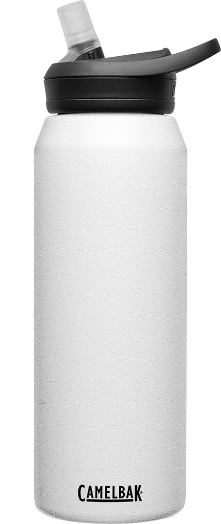 Camelbak Eddy Plus SST Vacuum Insulated Stainless Steel Bottle with Straw, 1000ml, White
