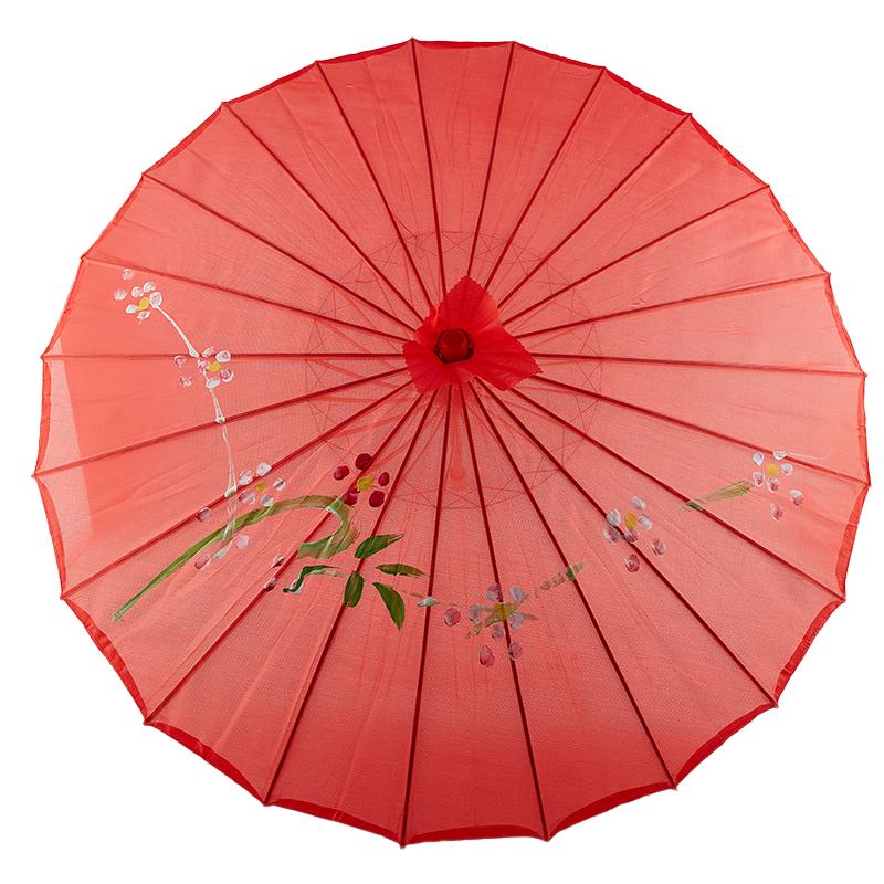 Translucent Umbrella Silk Cloth Women Ancient Dance Antique Oil Paper Umbrella