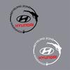 1PC Car Stying Logo Fuel Tank Cap Sticker Decals For Hyundai Genesis N-LINE I10 I20 I30 I40 IX20 IX35 Kona Getz Veloster Tucson MM18
