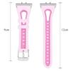 SM-R390 For Samsung Galaxy Fit3 Silicone Watch Band Adjustable Dual Color Wrist Strap