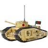 MOC Индиана Джонс Последний Крестовый Поход Военный Танк Строительные Блоки Приключенческие Фильмы Модель Военного Танка Кирпичики Игрушки Подарки на День Рождения