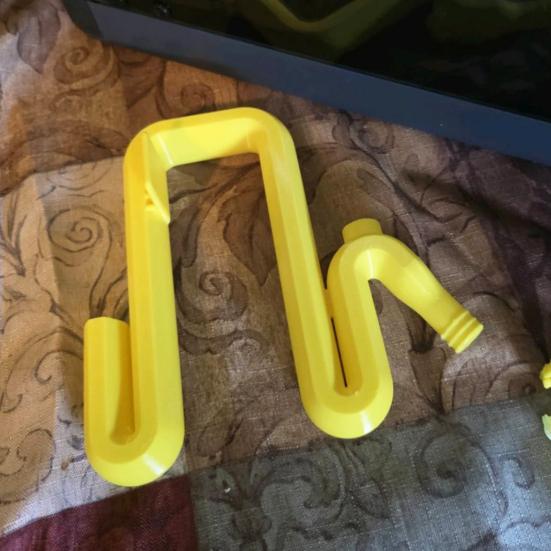 Siphon Overflow Pipe Clamp-on Rainwater Overflow Pipe 3D Printed Overflow Pipe for Fish Tank Large Rain Barrel