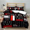 Abstract Geometric Twenty Bedding Set 3pcs, High Quality Bedding Set Including 1pc Duvet Cover And 2pcs Pillowcases for Bedroom, Dormitory Gift