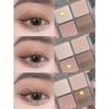 Палитра матовых теней для век из 5 цветов, стойкие коричневые, нюдовые, розовые оттенки, для ежедневного использования, для макияжа, для женщин