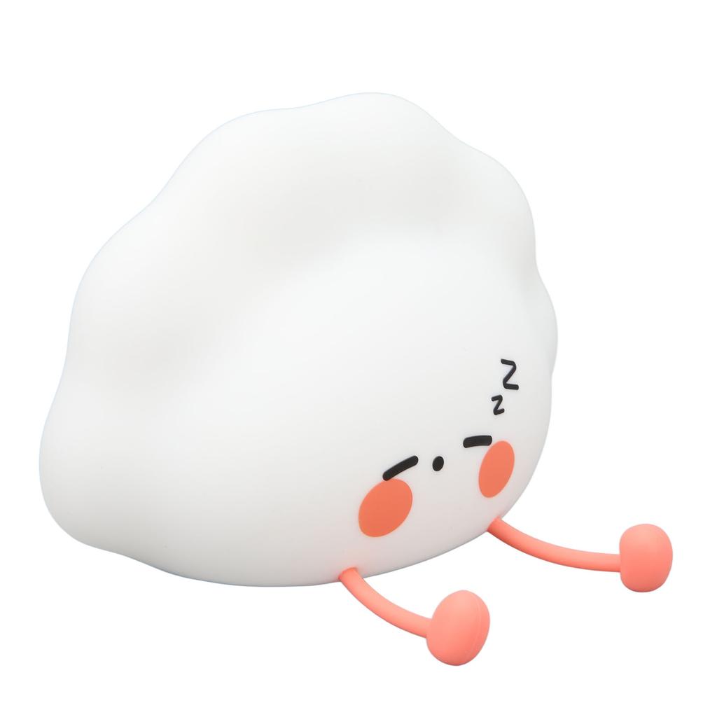 Ночник 3 уровня яркости USB перезаряжаемый белый теплый милый мягкий ночник для спальни настольное украшение