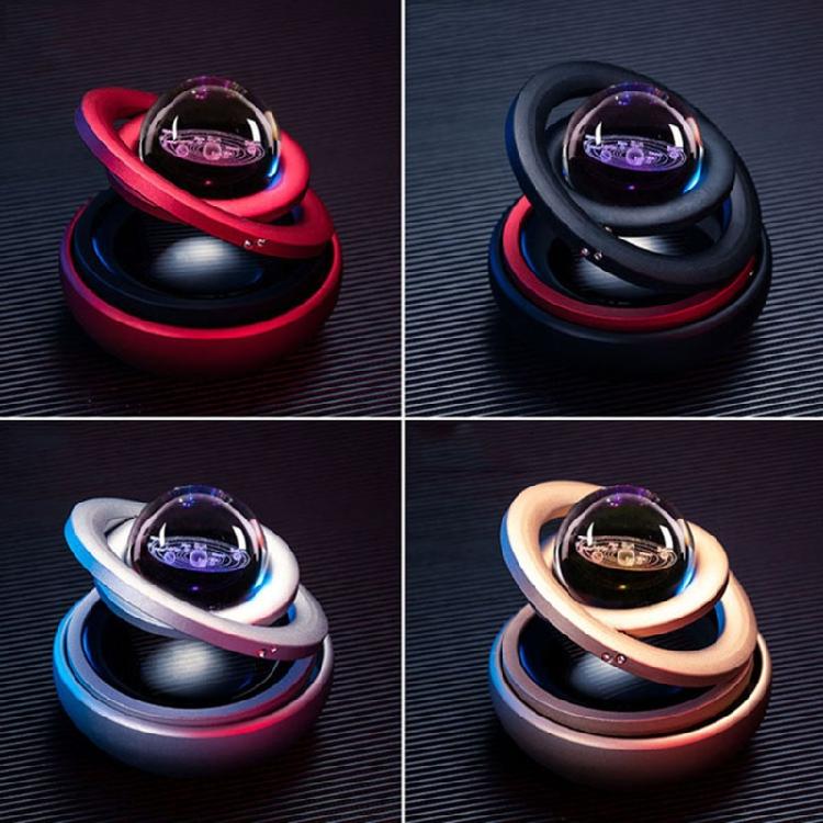 Automotive Air Freshener Solar Powered Rotating Perfume Vehicle Interior Trim