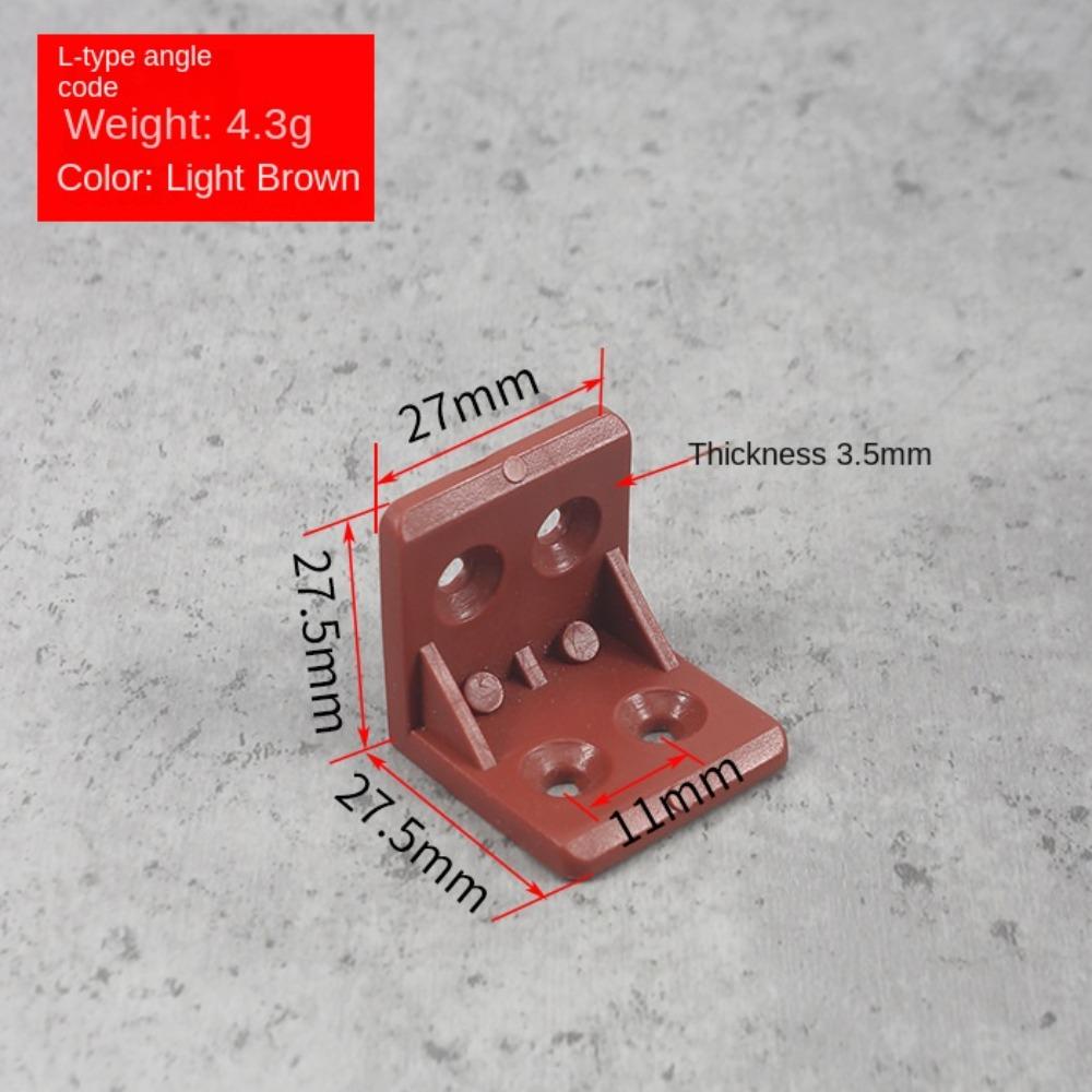 10PCS Nylon Plastic Corner Code 90 Degree Angle Retainer Laminate Clothe Cabinet Reinforcement Connector Hardware Accessories