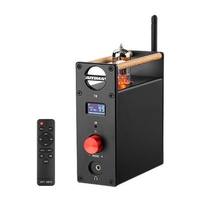 AIYIMA T8 6N3 цифровой ламповый предусилитель Bluetooth предусилитель для наушников декодер предусилитель ЦАП APTX домашний беспроводной приемник аудио стерео усилитель пульт дистанционного управления
