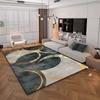 Modern Geometric Carpet for Living Room Large Area Decoration Home Rugs for Bedroom Soft Non-slip Golden Lounge Sofa Mat 200x300