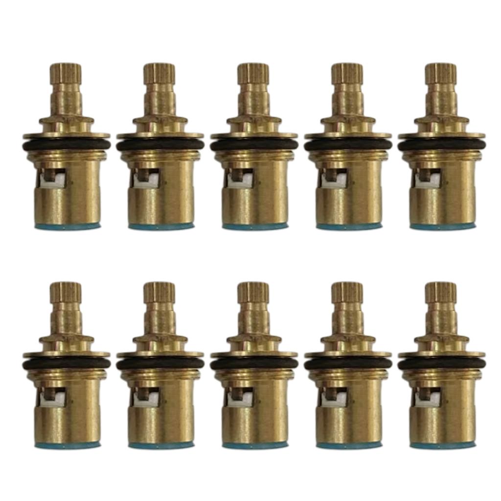 Tap Cartridge Replacement Gold Thickened Brass Mixer Valve Hot & Cold Faucet Valves Repair Tool for Universal Faucet Use