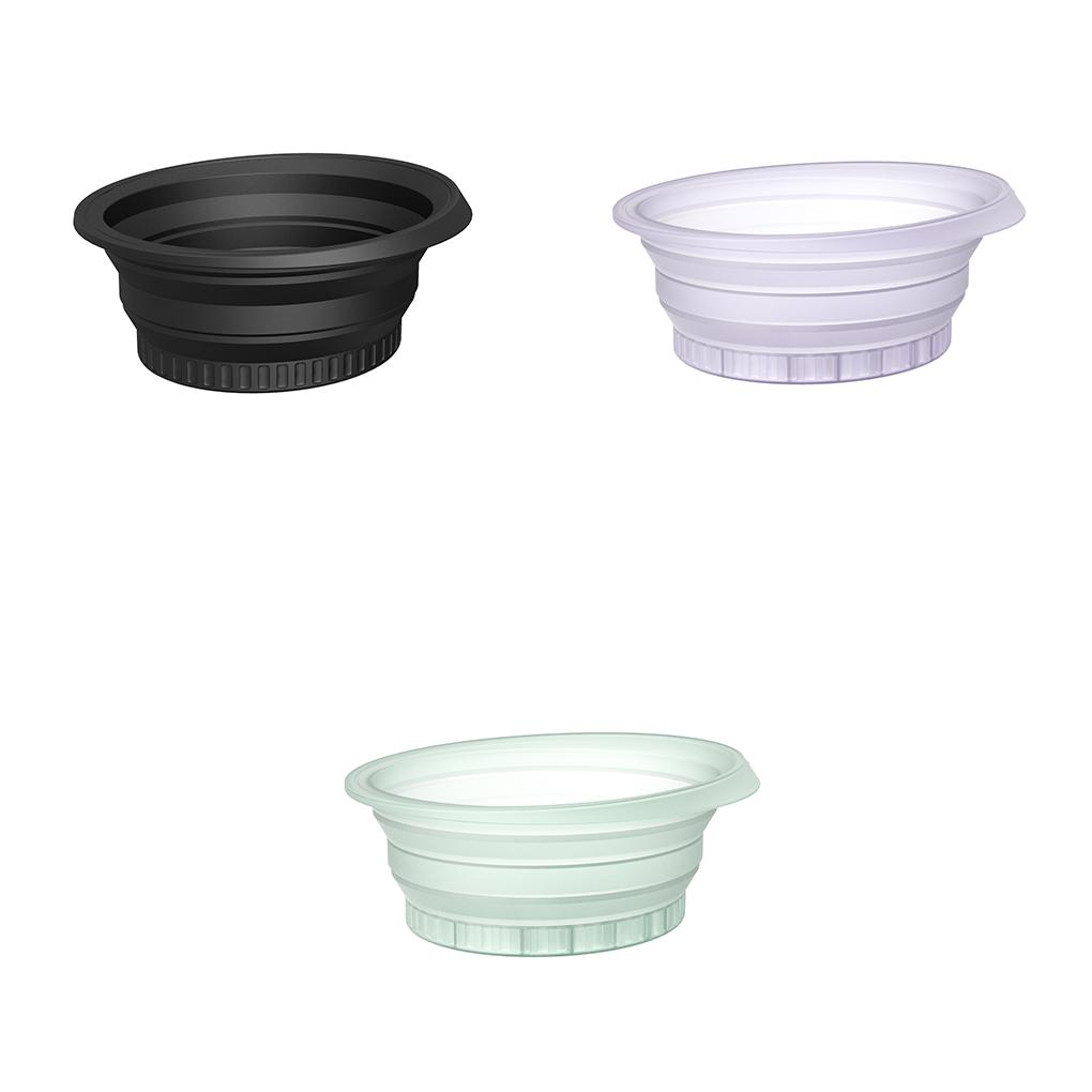 Складная чаша для ледяной ванны из АБС-пластика для охлаждения лица, эргономичная, удобная, большая складная силиконовая чаша