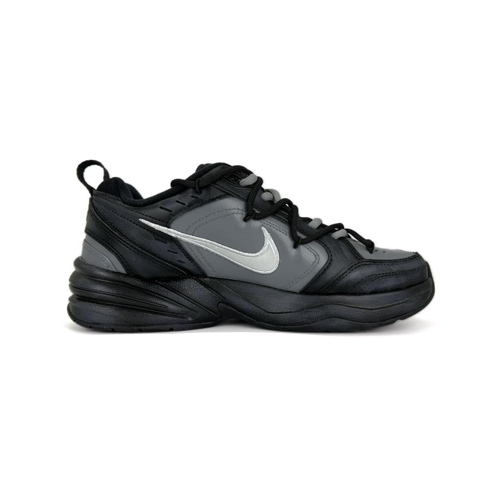 Nike Air Monarch 4 Нескользящие, Износостойкие, Легкие Низкие Кроссовки-Сникеры Унисекс Черно-Серые 415445-001(Команда502-)