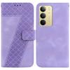 For Realme C75 4G Stand Case 7-Shaped Pattern Imprint Leather Phone Cover