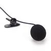 Black Mini 3.5Mm Hands-Free Microphone Clip Lavalier For Laptop