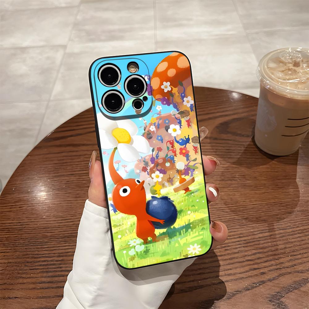 Мультяшный чехол PIKMIN 4 для телефона iPhone 15 Pro Max 14 16 Pro Max 12 15 Plus 13 Pro 11 Xr X Xs Силиконовая задняя крышка