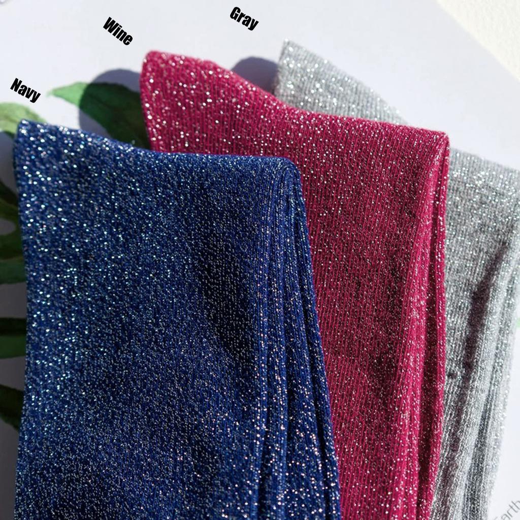 3 пары/комплект Женские модные сексуальные блестящие носки в корейском стиле золото серебро шелк конфетных цветов носки роскошный дизайн высокое качество