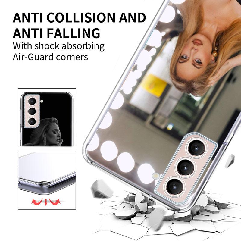Чехол для телефона Singer A-Adele для Samsung Galaxy S25 Edge S24 S23 FE S21 S20 S10 Plus S22 S26 Ultra Чехол Прозрачные Чехлы ТПУ Capa Оболочка